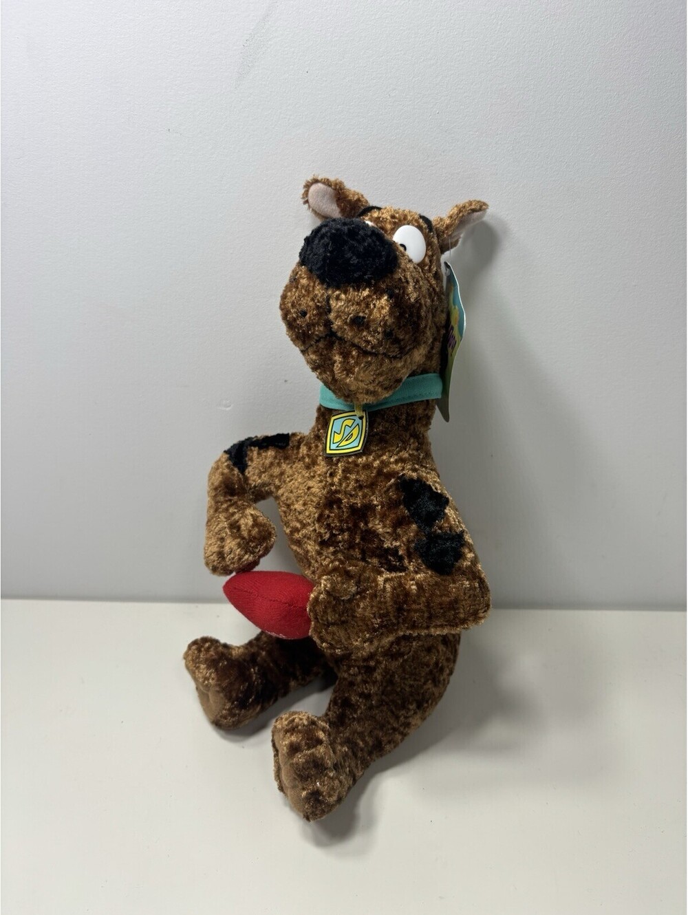 Scooby Doo Plush 1990s Cartoon Vintage I Wuv You Ganz 13 Inches